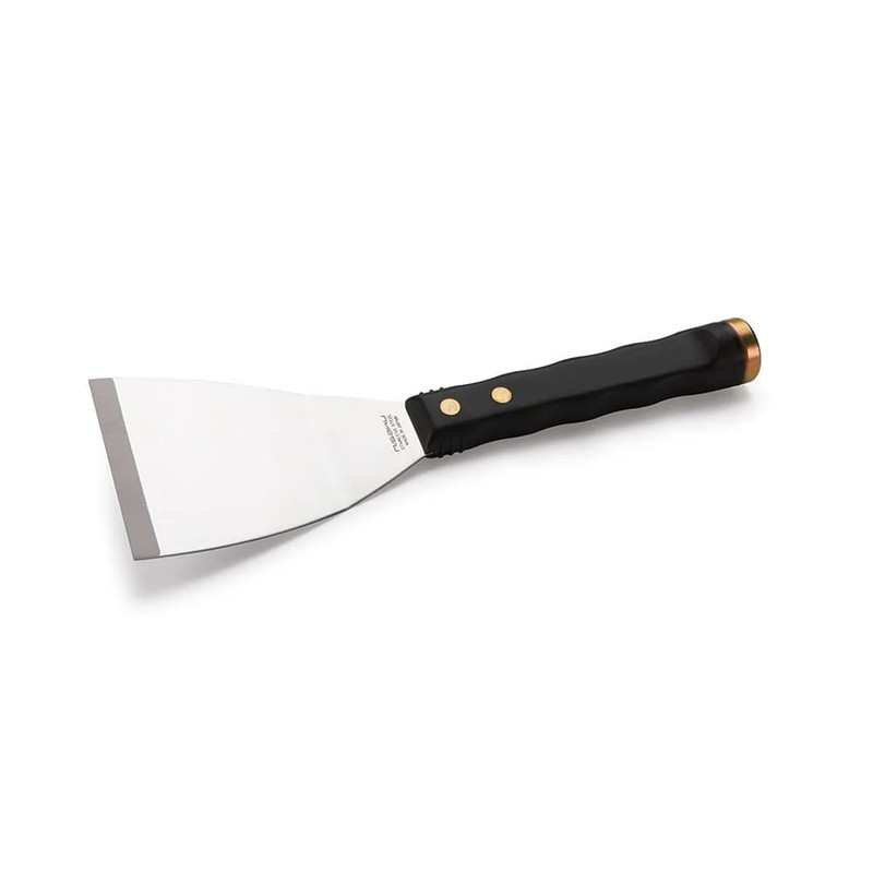 Stainless Steel Scraper with Hammer Top and Offset Handle